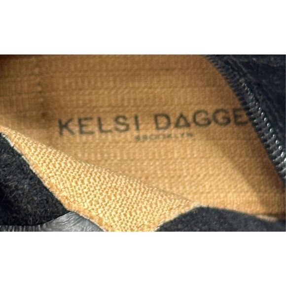Kelsi Dagger Over the Knee Boots Womens Size 5.5 Black Suede Brooklyn Block Heel - Picture 9 of 12